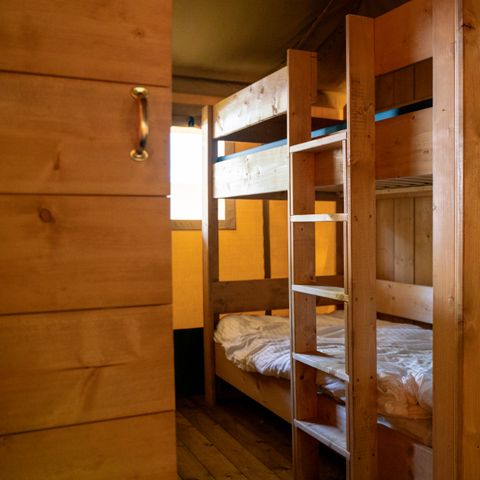 Safarizelt 6 Personen - einschließlich sanitärer Einrichtungen