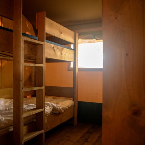 Safarizelt 4 Personen - einschließlich sanitärer Einrichtungen