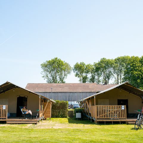 Safarizelt 4 Personen - einschließlich sanitärer Einrichtungen