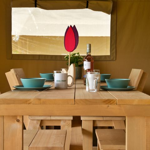 Safarizelt 4 personen - einschließlich Toilette