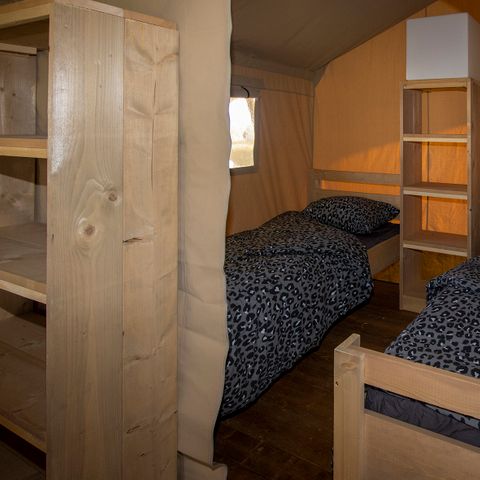 Safarizelt 4 personen - einschließlich Toilette