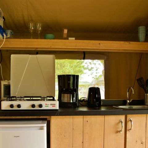 Safarizelt 6 Personen - einschließlich Toilette