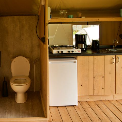 Safarizelt 6 Personen - inkl. Toilette