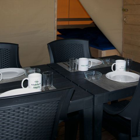 Safarizelt 6 Personen - inkl. Toilette