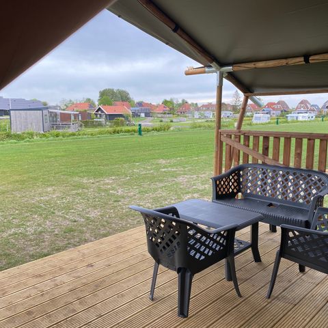 Safarizelt 4 Personen - einschließlich sanitärer Einrichtungen