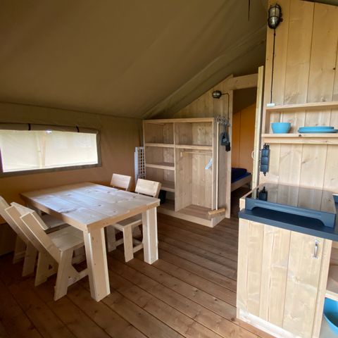 Safarizelt 4 Personen - einschließlich sanitärer Einrichtungen