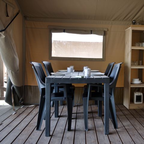 SafariZelt 6 Personen - einschließlich Toilette