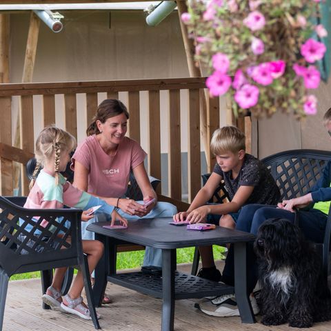 Safarizelt 6 Personen - einschließlich Toilette