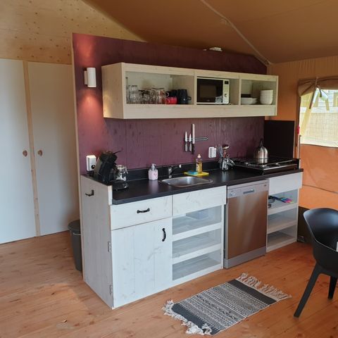 Safarizelt 6 personen - XL inkl. Toilette