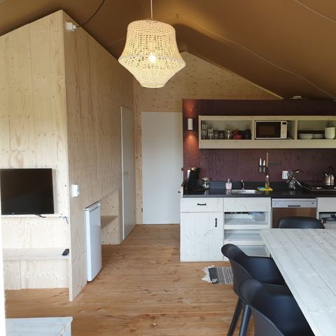 Safarizelt 6 Personen - XL inkl. Toilette