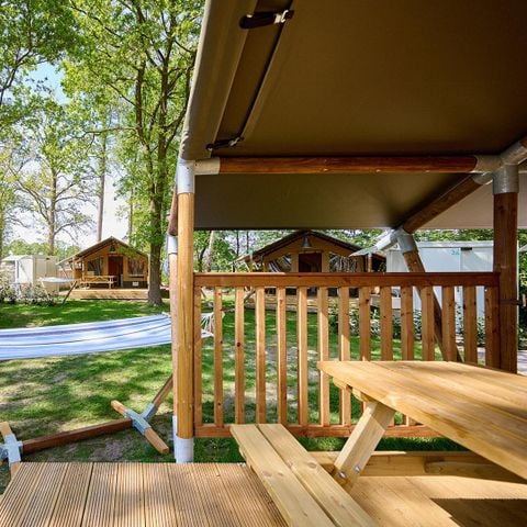 SafariZelt 4 Personen - Kompakt mit eigener Sanitäreinheit