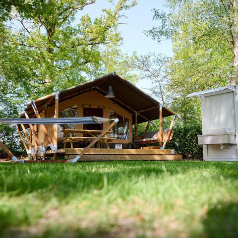 SafariZelt 4 Personen - Kompakt mit eigener Sanitäreinheit