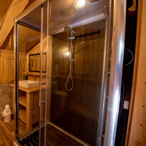 Safarizelt 4 Personen - einschließlich sanitärer Einrichtungen