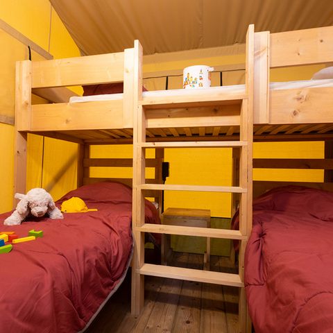 Safarizelt 5 Personen - einschließlich sanitärer Einrichtungen