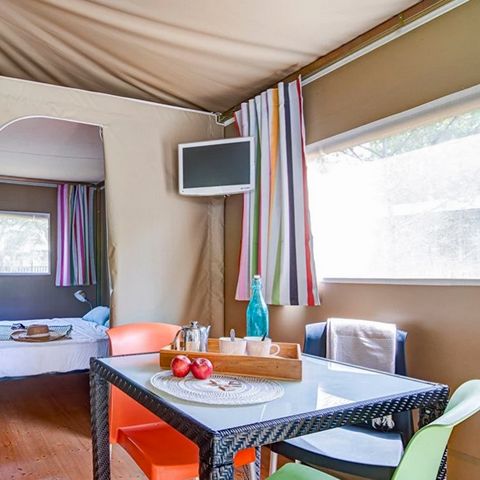 Safarizelt 4 Personen - einschließlich sanitärer Einrichtungen