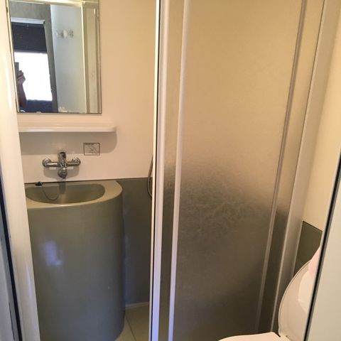 Safarizelt 4 Personen - einschließlich sanitärer Einrichtungen