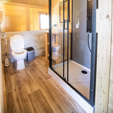 Safarizelt 4 Personen - einschließlich sanitärer Einrichtungen