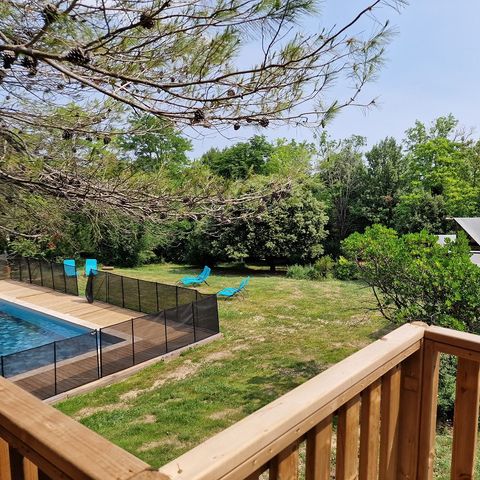 SafariZelt 6 Personen - einschließlich sanitärer Einrichtungen