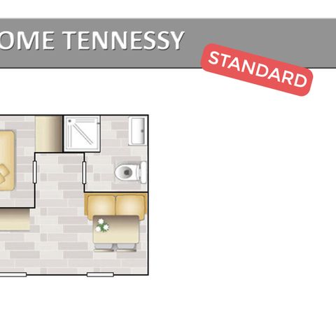 Mobilheim 2 Personen - TENNESSY STANDARD