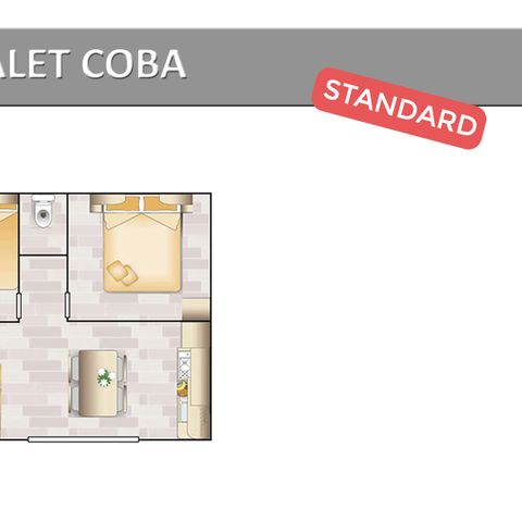 Chalet 4 Personen - COBA STANDARD