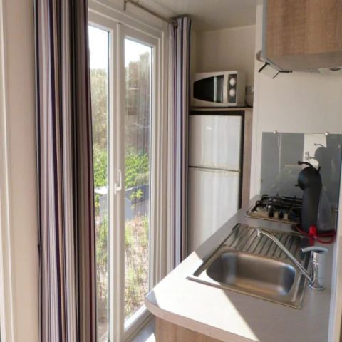 Mobilheim 6 Personen - Mobil Home Aqua 3 Zi 6 Pers Terrasse Halbüberdacht Clim TV