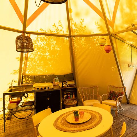 Unterkunft 4 personen - Tipi Jippi Tipi