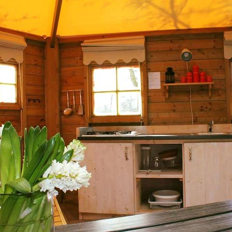 Bungalow 6 personen - Schwedische Zelthäuser