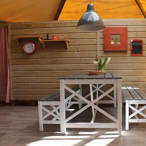 Bungalow 6 personen - Schwedische Zelthäuser