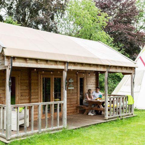 Bungalowzelt 6 Personen - Bungalow Zelt Ritter & Prinzessin Haus