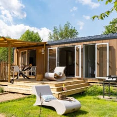 Mobilheim 4 Personen - Cottage Cocoon 4p 2ch 2SdB clim Premium