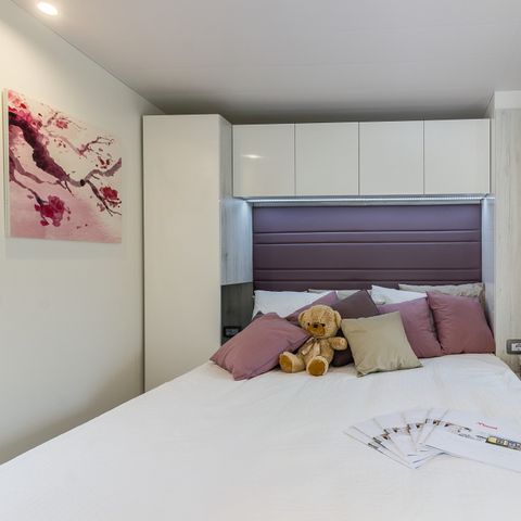 Mobilheim 2 Personen - Comfort | 1 Zi. | 2 Pers. | Erhöhte Terrasse | Klima | TV