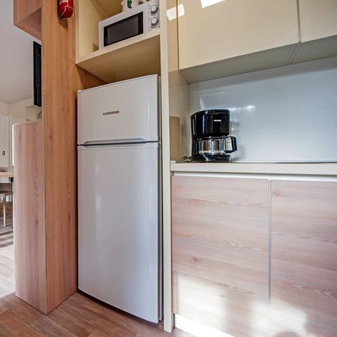 Mobilheim 6 Personen - Mobilheim | Comfort | 2 Zi. | 4/6 Pers. | Hochterrasse | 2 Bäder | Klimaanlage | TV