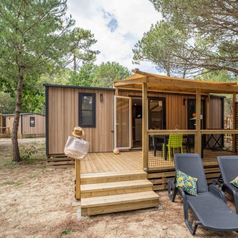 Mobilheim 4 Personen - Cottage Iris 4 pers 2 Schlafz. 1 Bad ****