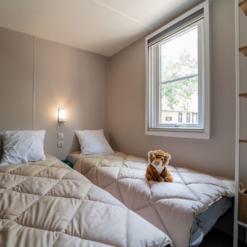 Mobilheim 6 Personen - Cottage Horthense 6 pers 3 Schlafz. 2 Bad *****