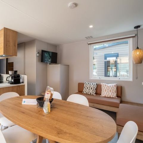 Mobilheim 6 Personen - Cottage Horthense 6 pers 3 Schlafz. 2 Bad *****