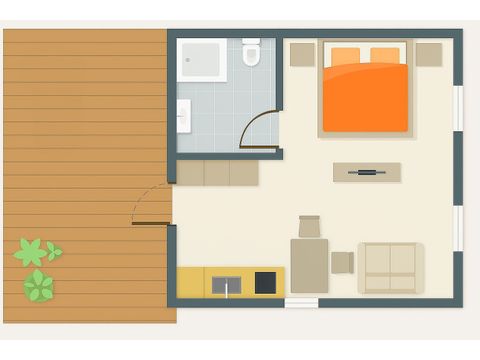Chalet 2 Personen - Leutascher Hütte