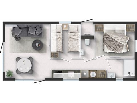 Chalet 4 Personen - Rosanna-Kabine