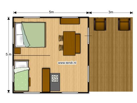 Safarizelt 6 Personen