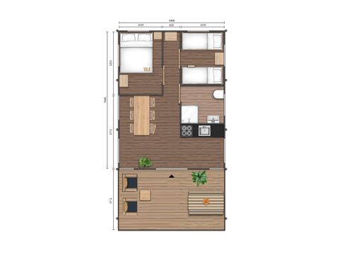 Safarizelt 4 Personen - Nordische Safari-Lodge Fjäll
