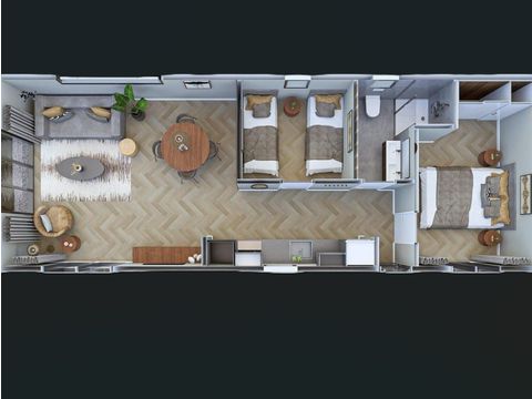 LODGE 4 Personen - Hafenlicht