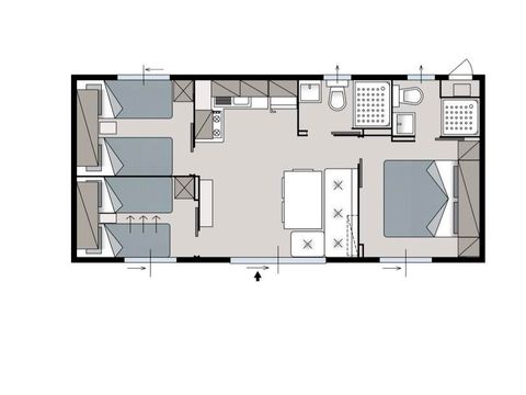Chalet 6 Personen - Veranda De Luxe