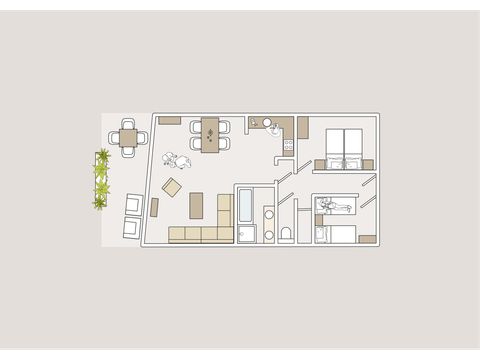 Wohnung 4 personen - Groß