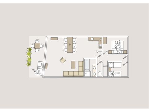 Wohnung 4 personen - XL