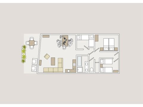 Wohnung 6 personen - XXL