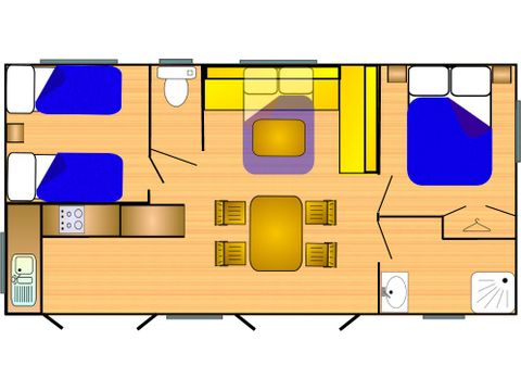 Mobilheim 6 Personen - Riviera 860-2 CD