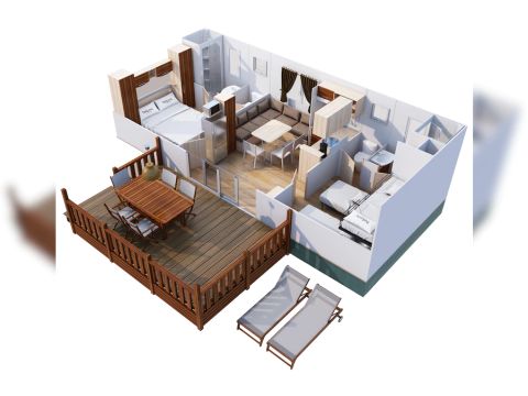Mobilheim 5 personen - SunLodge Redwood