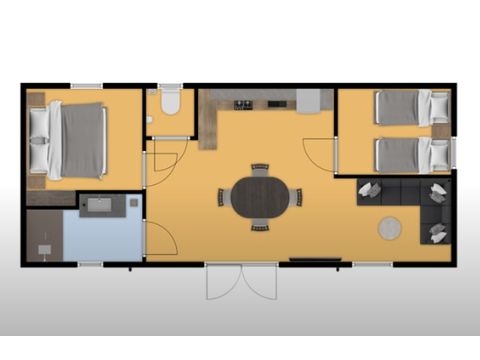 Mobilheim 4 Personen - Mobilheim Daglan