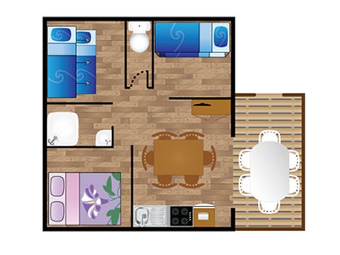 Safarizelt 6 Personen - URCHILO Lodge 6 Personen