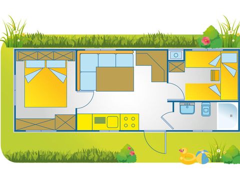 Mobilheim 4 personen - Happy Easy
