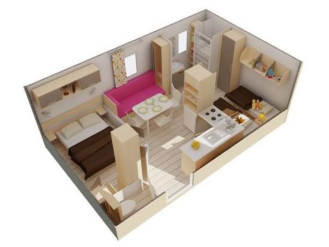 Mobilheim 4 Personen - FIRST